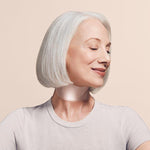 Model wearing anti wrinkle patches