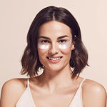 Model wearing anti wrinkle patches