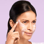 Model wearing SiO Eye & Smile Lift patches