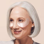 Model wearing SiO Super EyeLift patches